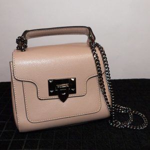 Crossbody Bag Vera Pelle Light Tan Leather Satchel Made in Italy